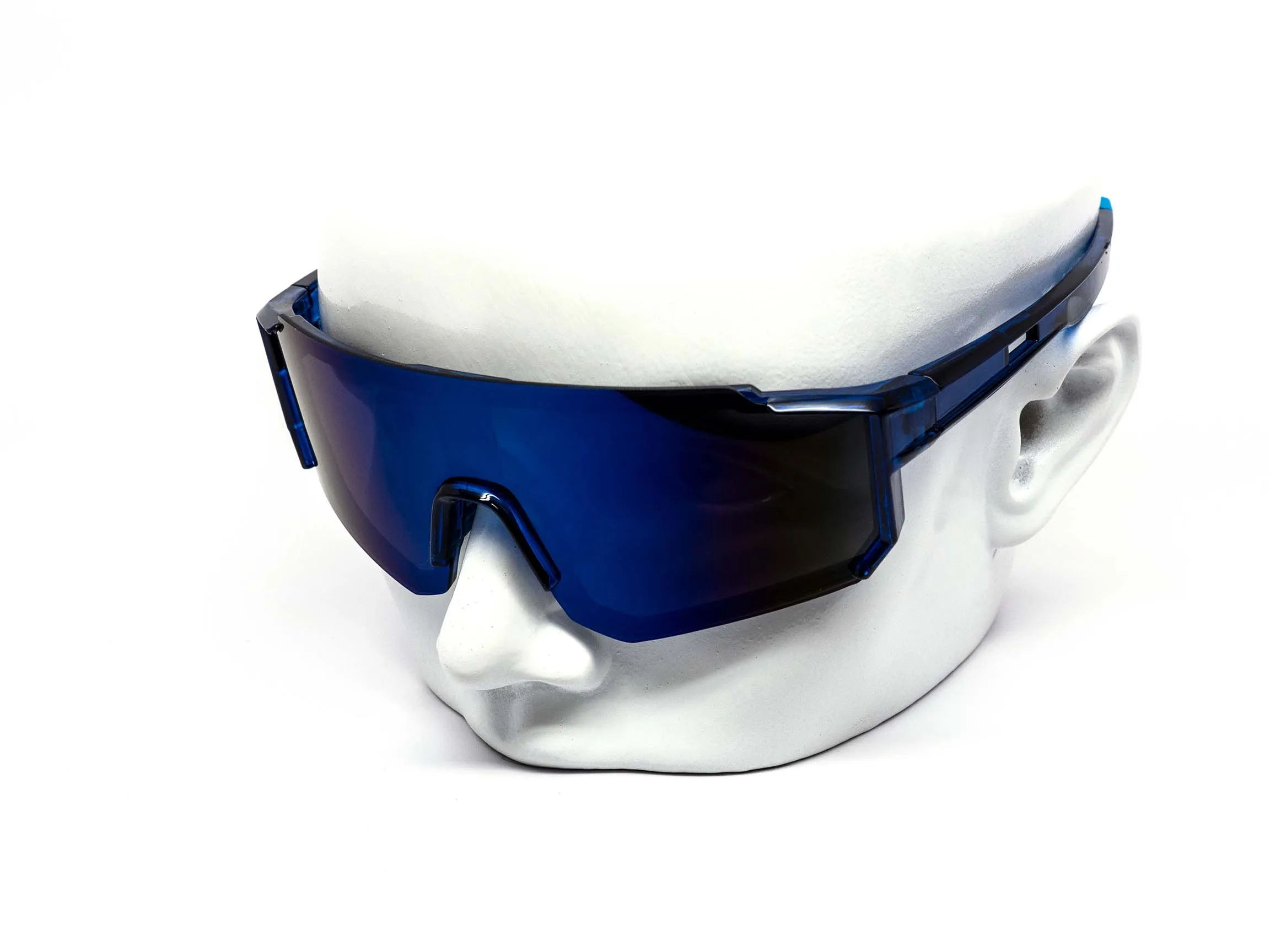 12 Pack: Future Sports Shield Performance Burnt Mirror Wholesale Sunglasses