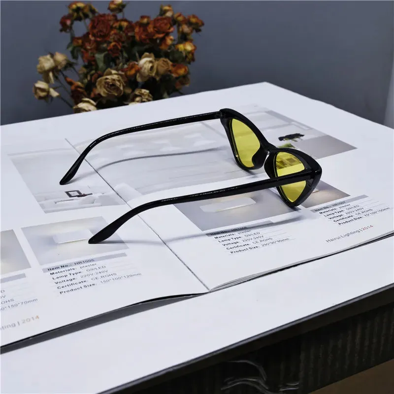 2024 Women's Cat Eye Fashion Sunglasses - Vintage Personality Design, Zebra Pattern, Gray Shade Sun Glasses, Latest Popular UV400