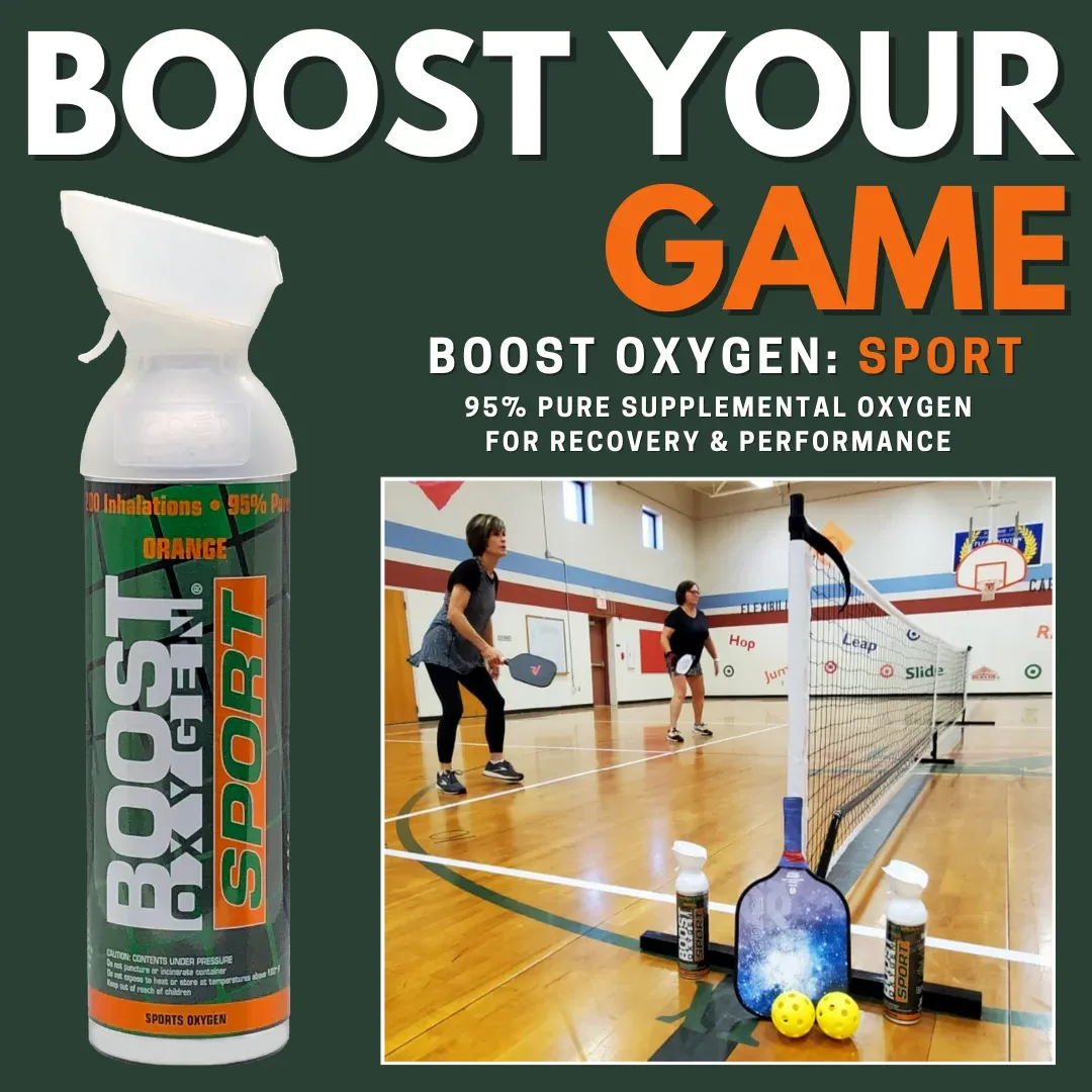 2x Boost Sport Oxygen Cans | 10 Litres | 200 Breaths | Large Supplemental Oxygen for Athletes