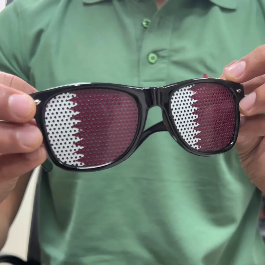 5 Pcs - Qatar Flag Sunglasses