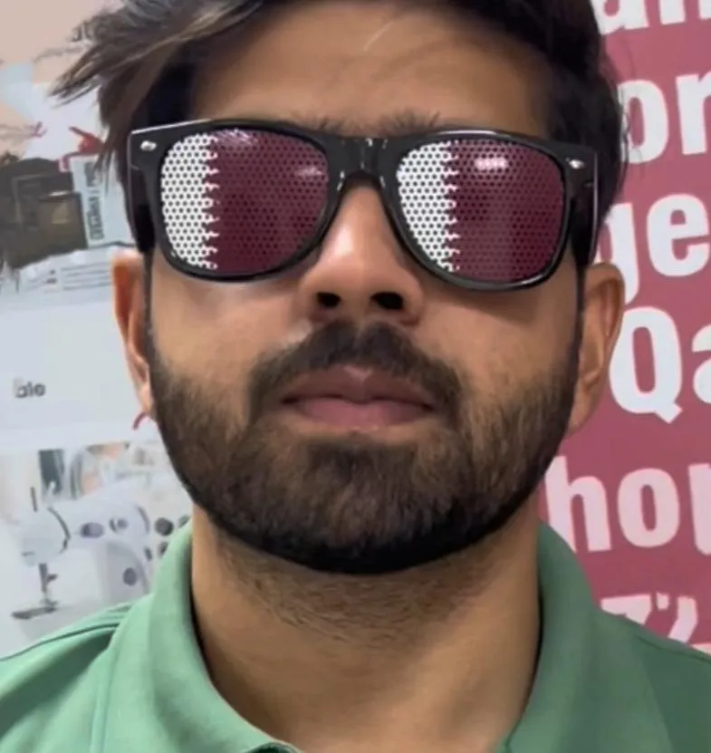 5 Pcs - Qatar Flag Sunglasses