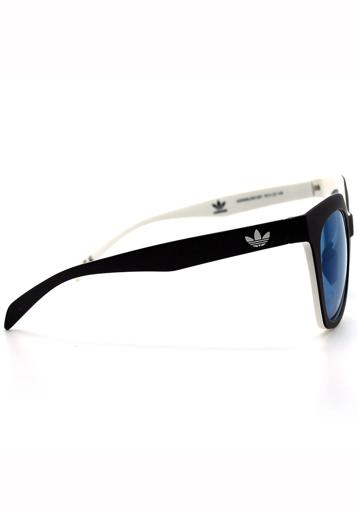 Adidas Originals Oversized Mirror Sunglasses in Black/Blue