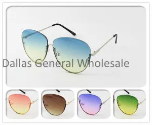 Aviator Metal Framless Sun Shades Wholesale