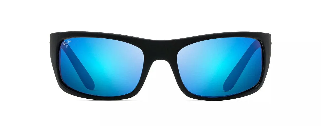 B202-02m peahi matte black blue hawaii polarised