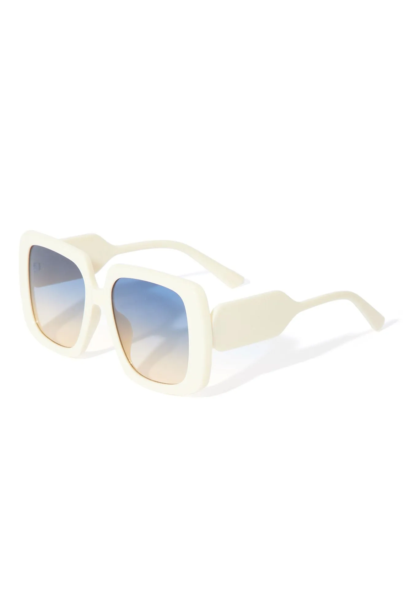 Back In The Groove Sunglasses - Beige