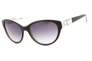 Bebe BB7187 Sunglasses JET / Smoke Gradient Women's