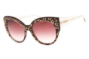 Bebe BB7231 Sunglasses BURGUNDY ANIMAL / Bordeaux Gradient Women's
