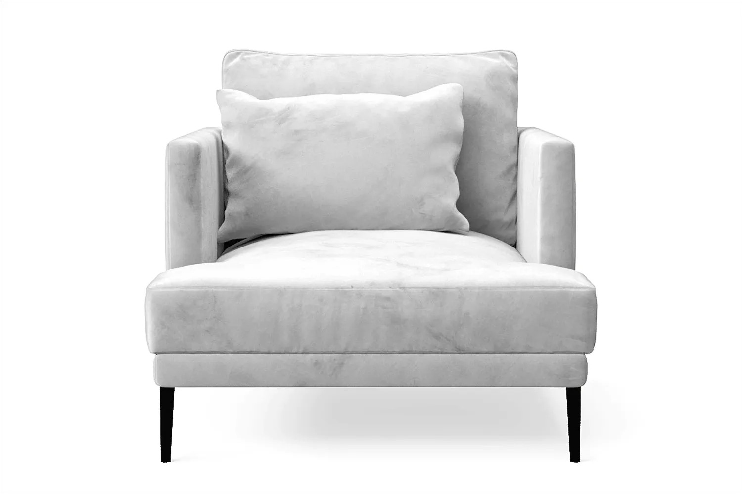 Bisceglie Armchair White Velvet