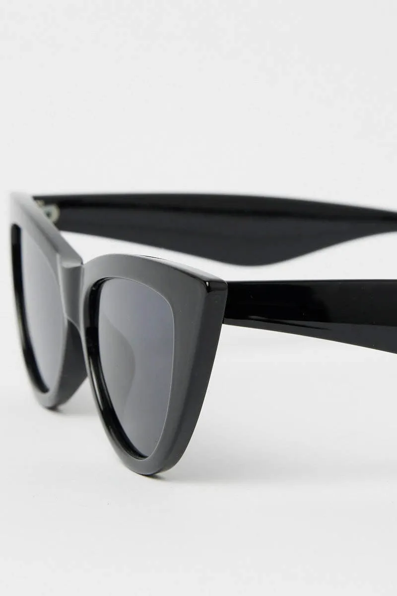 Black Cat Eye Sunglasses