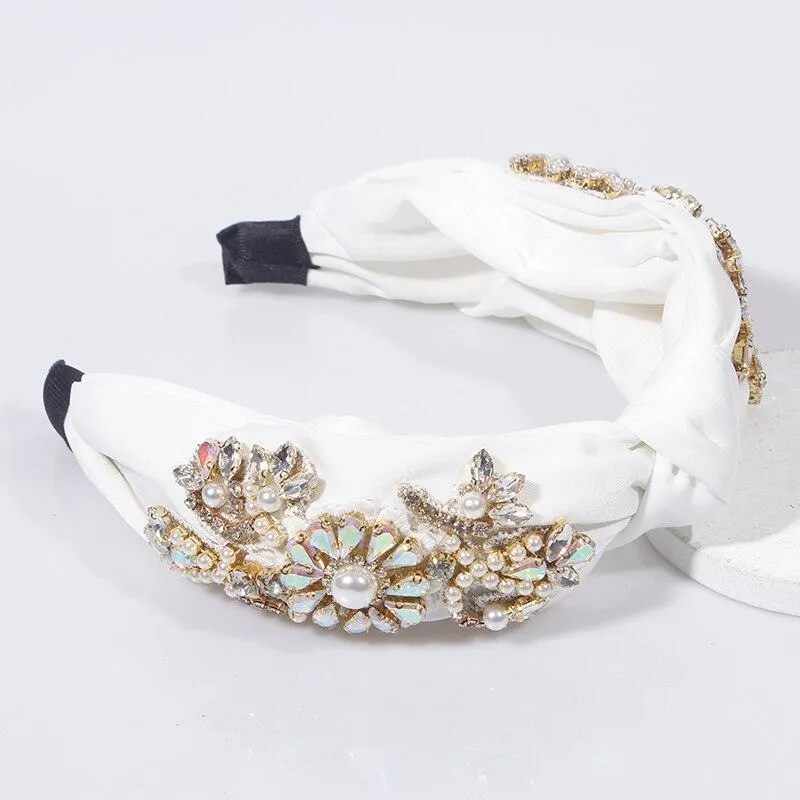 Botanica Sparkling Rhinestone Hair Hoops: Glamorous Accessories for Trendsetting Women and Teens