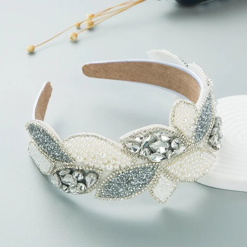 Botanica Sparkling Rhinestone Hair Hoops: Glamorous Accessories for Trendsetting Women and Teens
