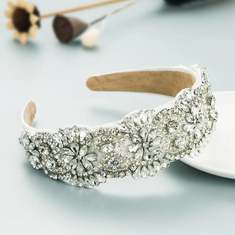 Botanica Sparkling Rhinestone Hair Hoops: Glamorous Accessories for Trendsetting Women and Teens