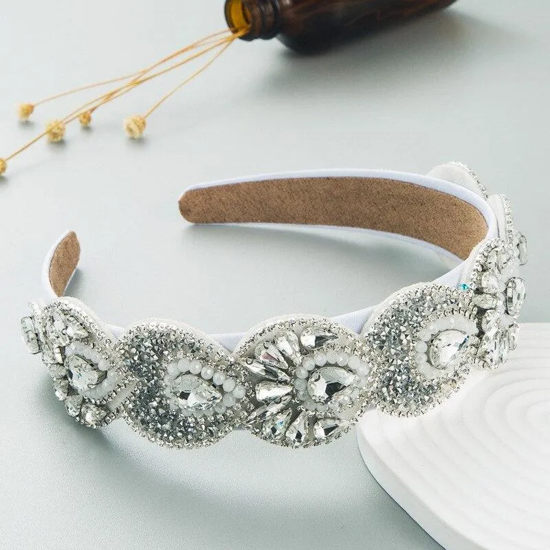 Botanica Sparkling Rhinestone Hair Hoops: Glamorous Accessories for Trendsetting Women and Teens