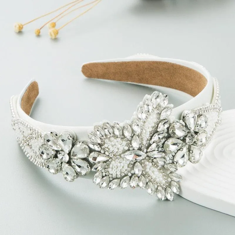 Botanica Sparkling Rhinestone Hair Hoops: Glamorous Accessories for Trendsetting Women and Teens