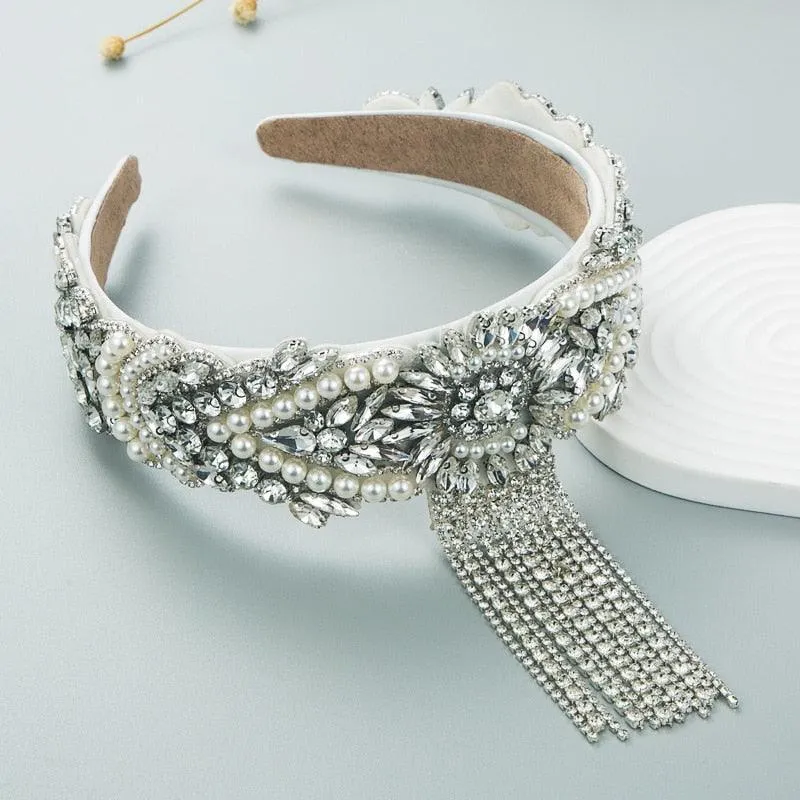 Botanica Sparkling Rhinestone Hair Hoops: Glamorous Accessories for Trendsetting Women and Teens