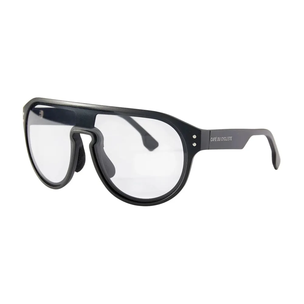 CAFÉ DU CYCLISTE Eyewear Gabin - Black Frame Grey Photocromic Lens
