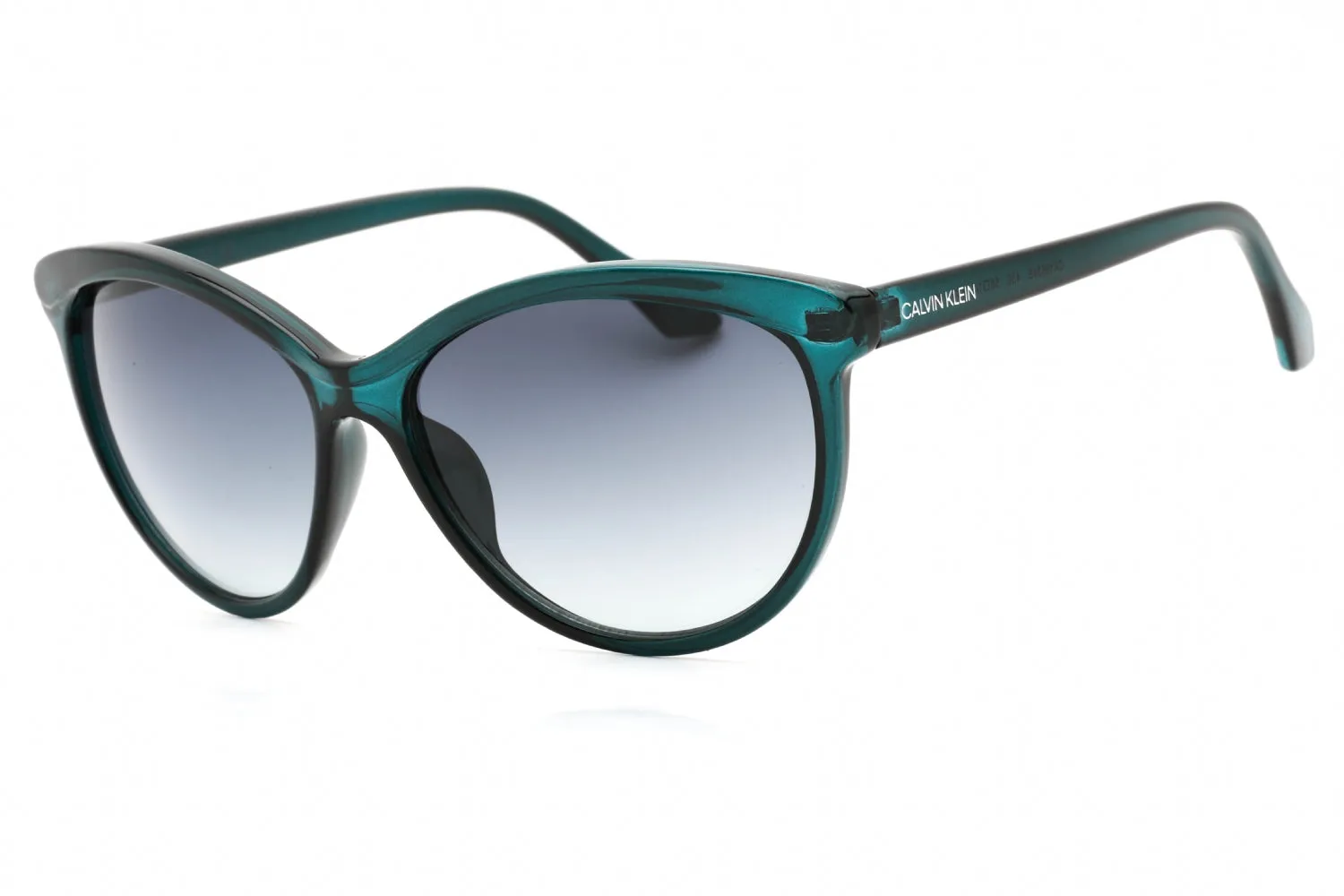 Calvin Klein Retail CK19534S Sunglasses Crystal Teal / Grey Gradient Women's