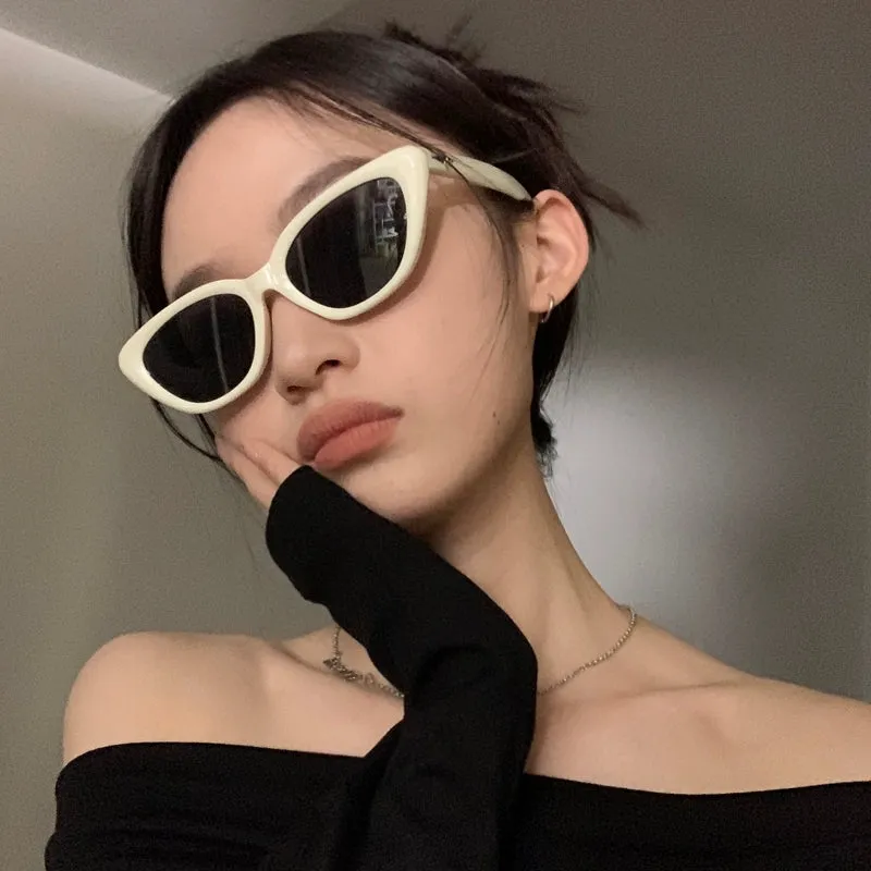 Cat Eye Face Slimming Fancy Sunglasses