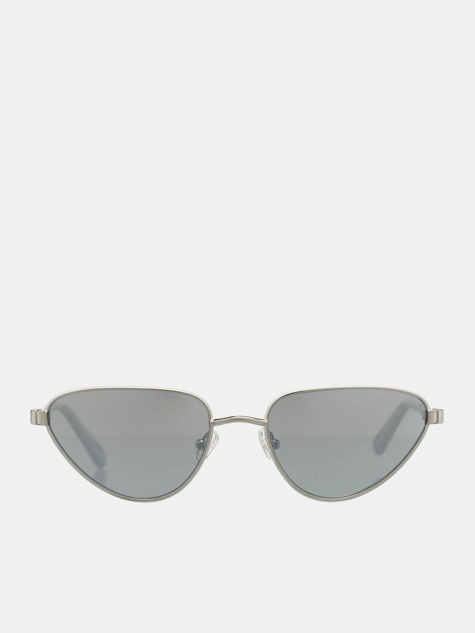 Cat Eye Sunglasses (MAGDA18C3SUN-WHITE-GOLD-SILVER)