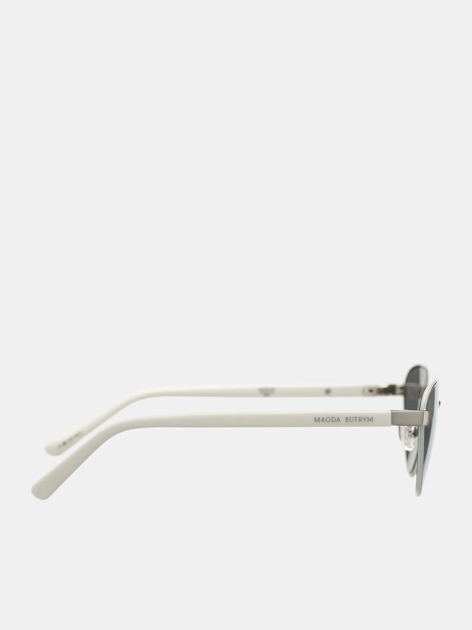 Cat Eye Sunglasses (MAGDA18C3SUN-WHITE-GOLD-SILVER)