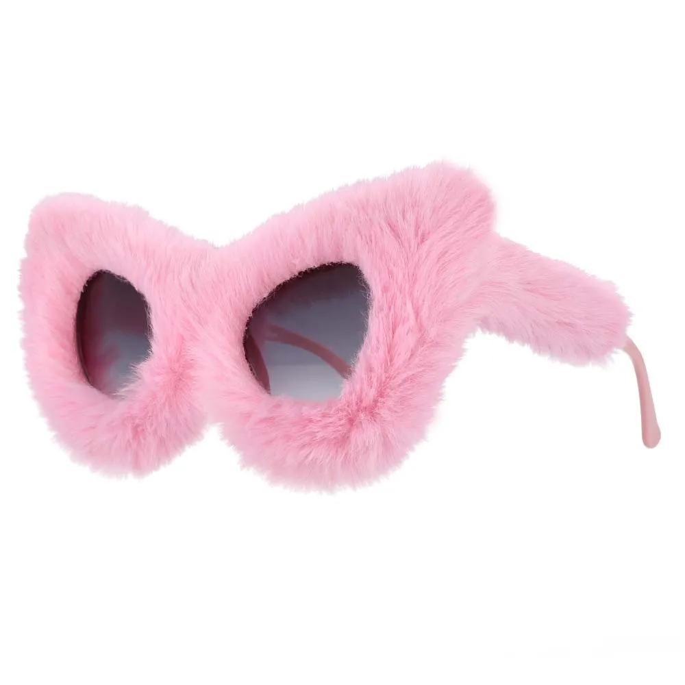 CCspace Women's Full Rim Velvet/Resin Cat Eye Sunglasses 54190
