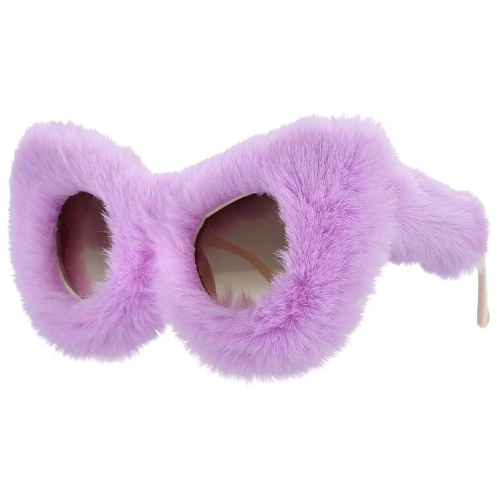 CCspace Women's Full Rim Velvet/Resin Cat Eye Sunglasses 54190