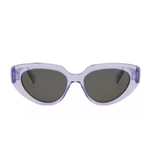 Celine Women's Grey Cat-Eye Sunglasses