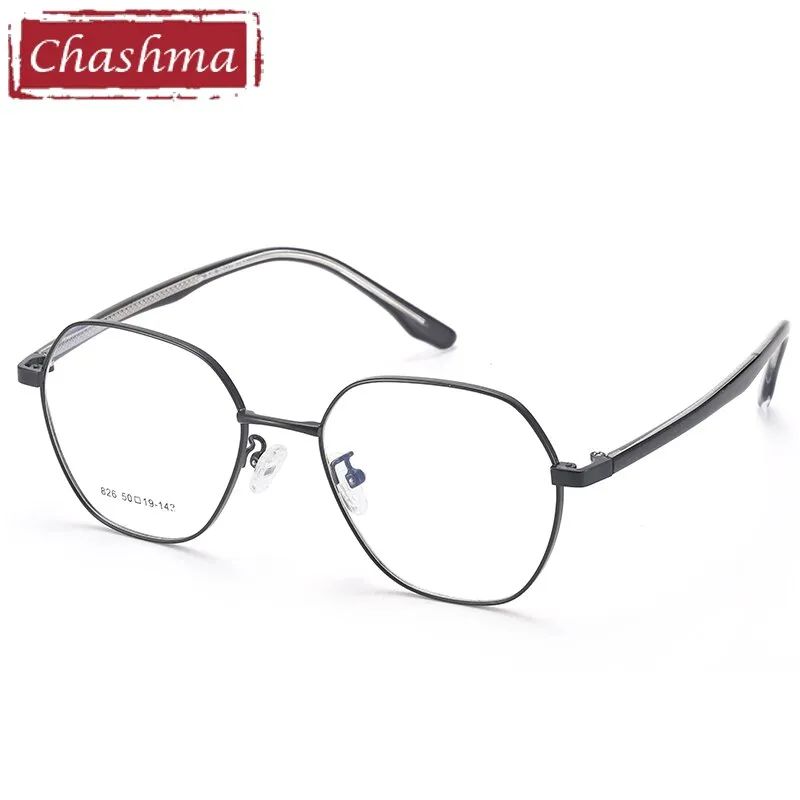 Chashma Unisex Full Rim Hexagon Alloy Eyeglasses M826