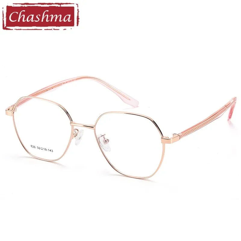 Chashma Unisex Full Rim Hexagon Alloy Eyeglasses M826