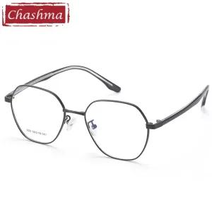 Chashma Unisex Full Rim Hexagon Alloy Eyeglasses M826