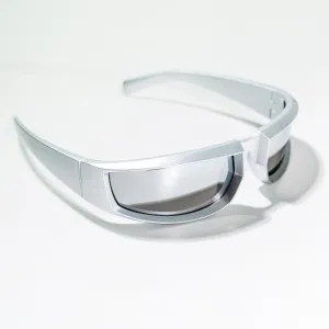 Chokore Sports Sunglasses with UV Protection & Polarized Lenses (Silver)