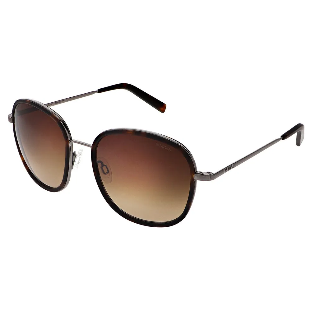 Elenor Unisex Dark Ruthenium / Skull Frame Skyforce Air Cape Sand Lens Aviator Sunglasses - EI002