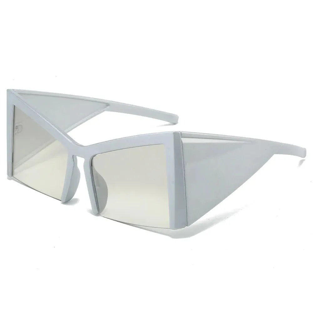 EM Half Frame Cat Eye Sunglasses