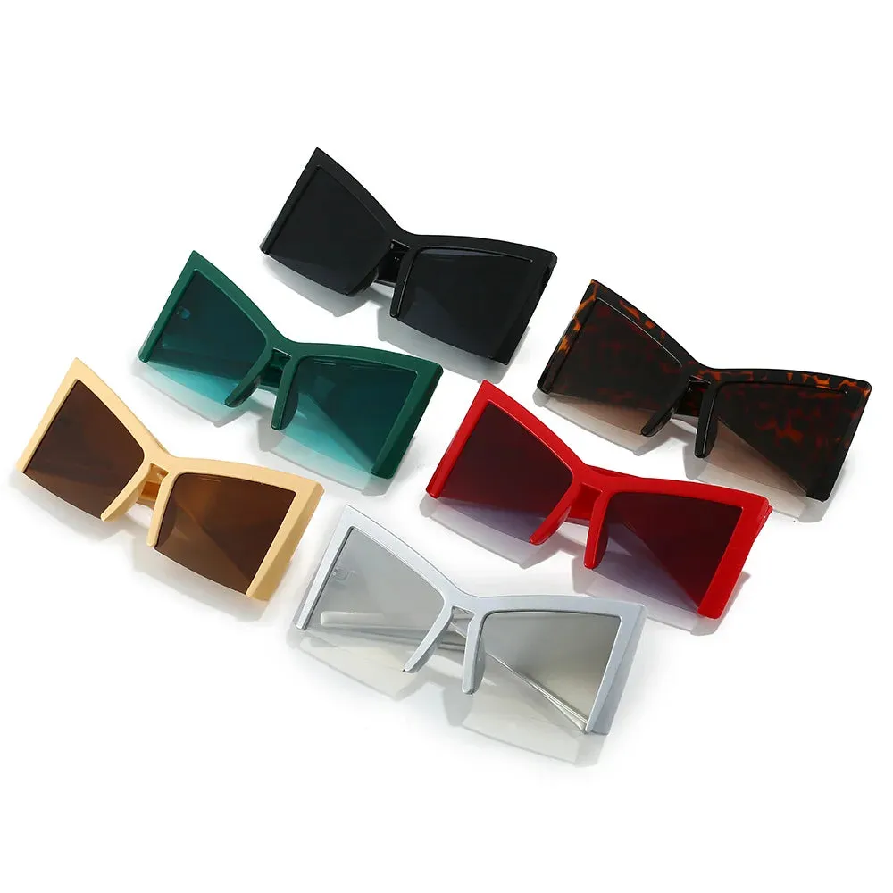 EM Half Frame Cat Eye Sunglasses