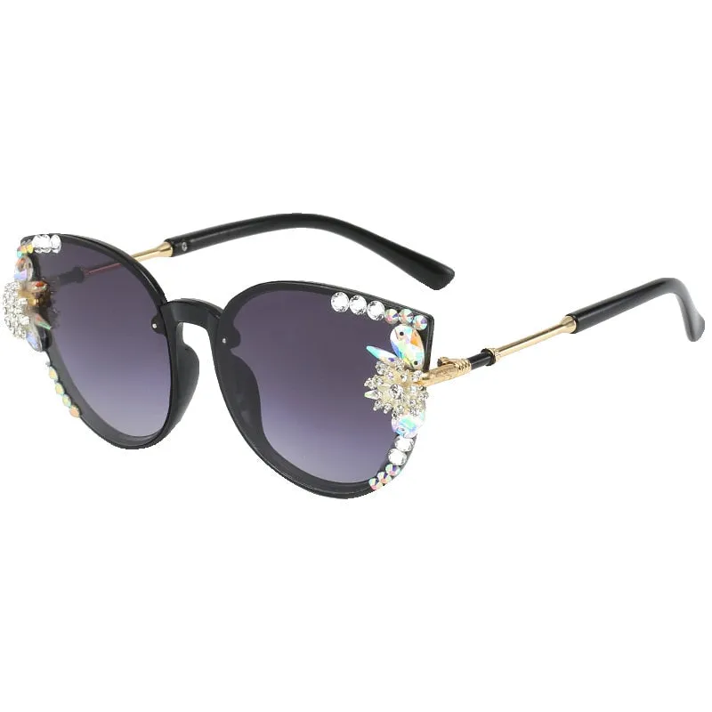 Fashion Cat Eye Round Sunglasses