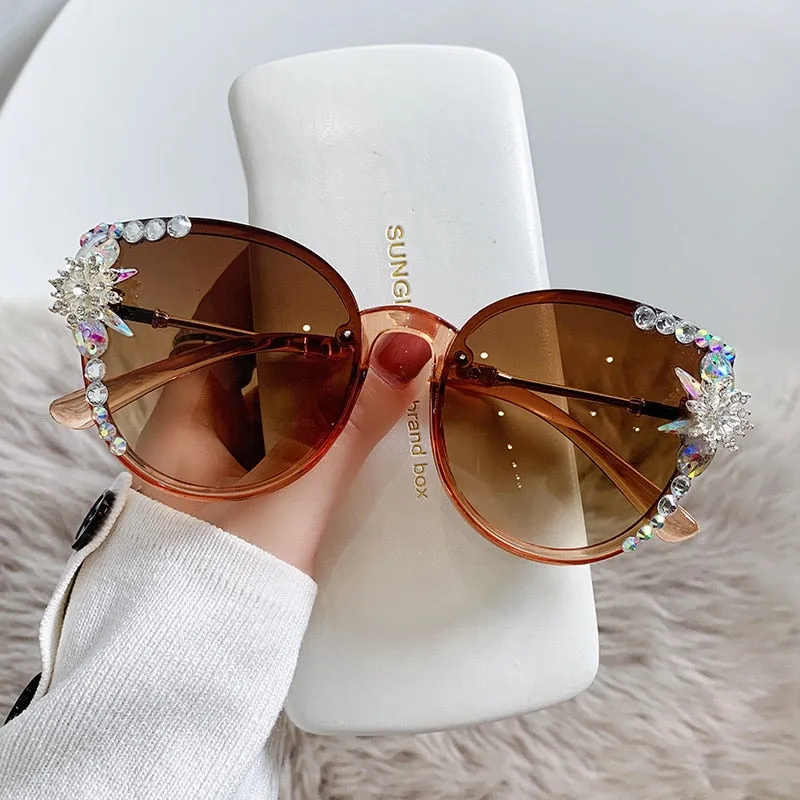 Fashion Cat Eye Round Sunglasses