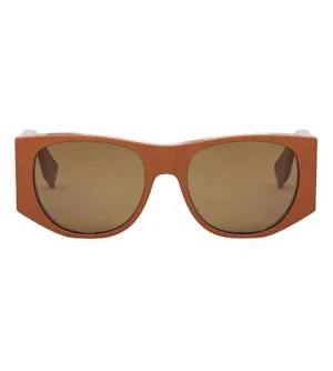 Fendi Women's Brown Square Sunglasses
