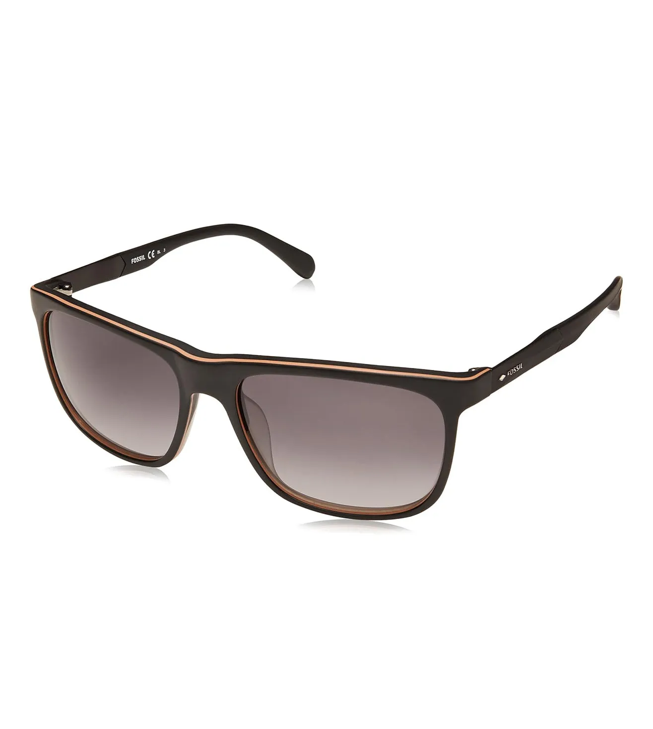 Fossil Unisex Blue Square Sunglasses