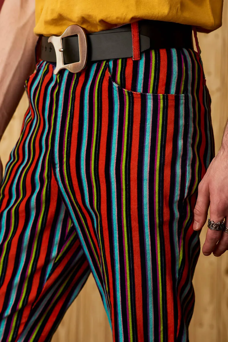 Freddie Glam Striped Flares - SSA495 - 36W 32L