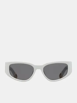 Gala Sunglasses (GALA-WHITE-YELLOW-GOLD-GREY)