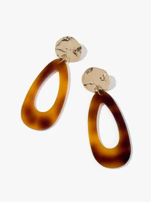 Geometric Drop Statement Earrings