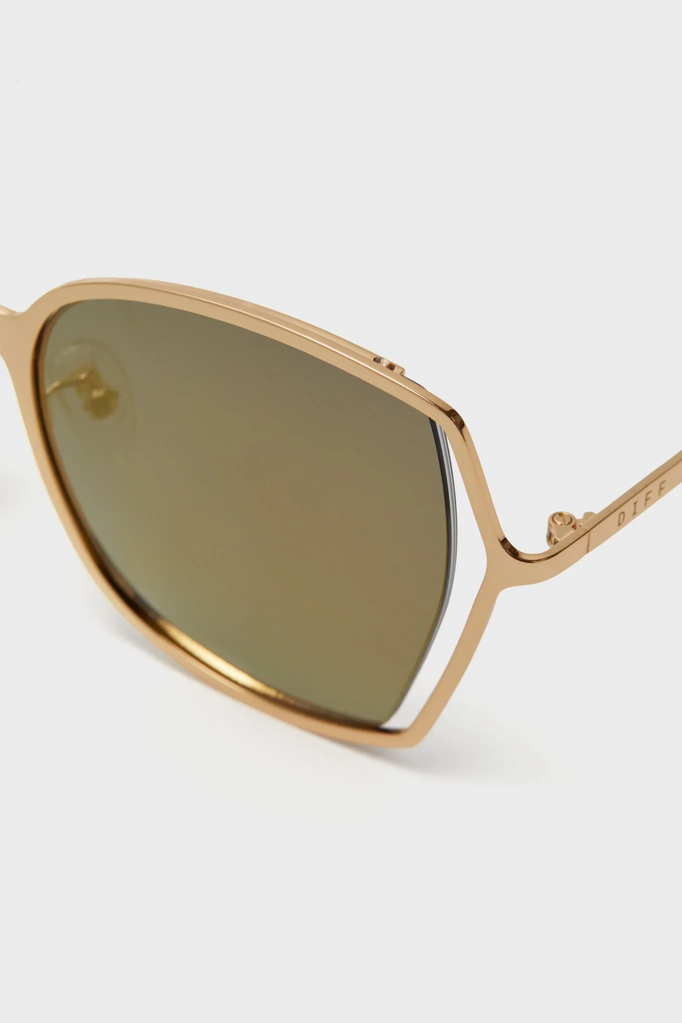 Gold Mirror Donna III Sunglasses