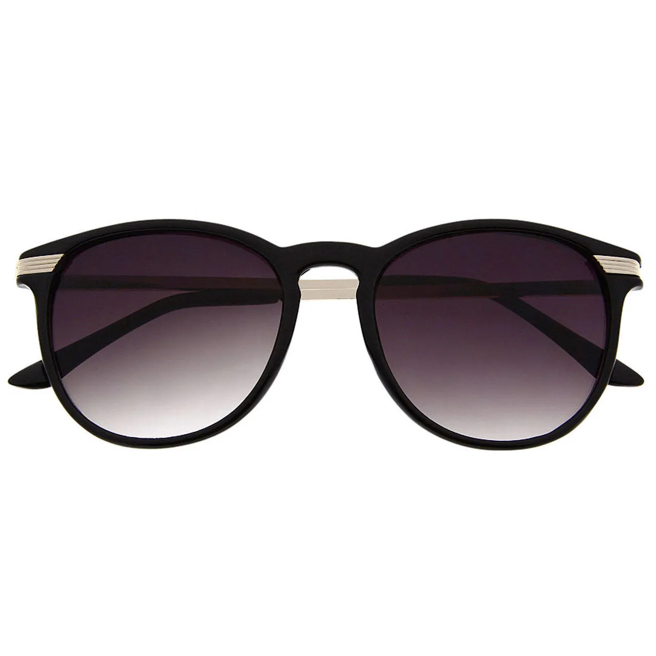 grinderPUNCH Vintage Legacy Designer Inspired European Fashion Frame Round Sunglasses