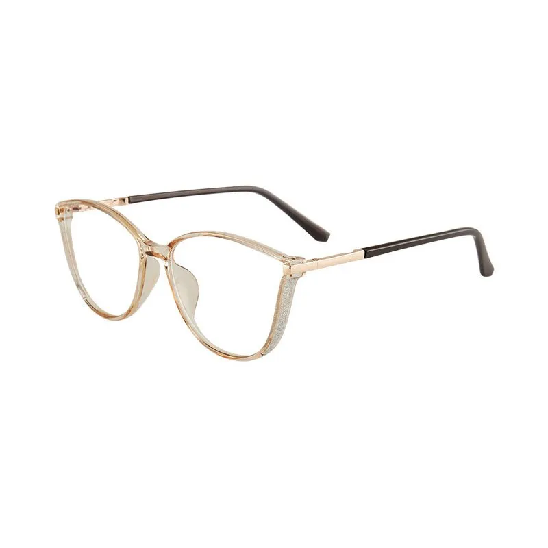 Hotony Women's Full Rim TR 90 Resin Cat Eye Frame Eyeglasses 7041