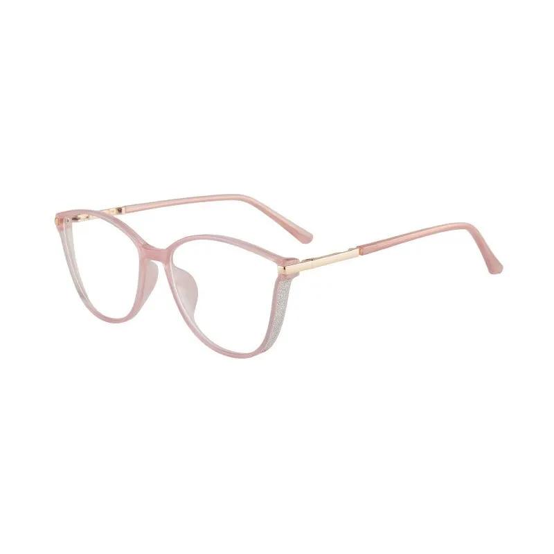 Hotony Women's Full Rim TR 90 Resin Cat Eye Frame Eyeglasses 7041