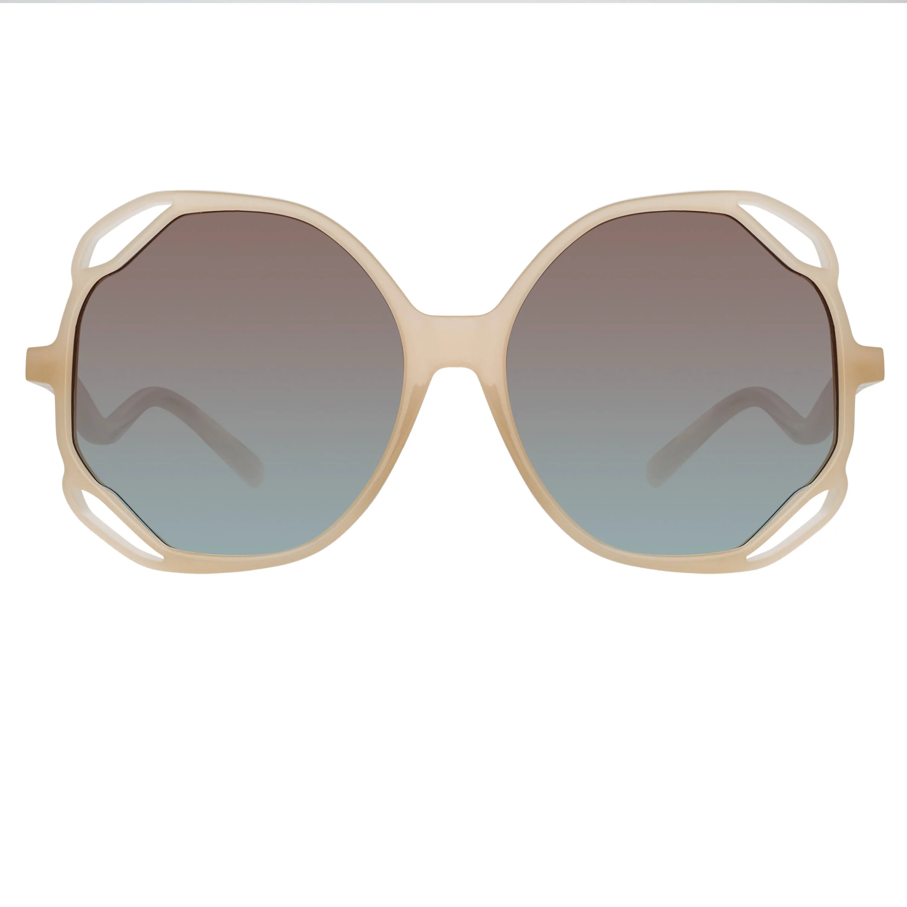 Jerry Oversized Sunglasses in Pink
