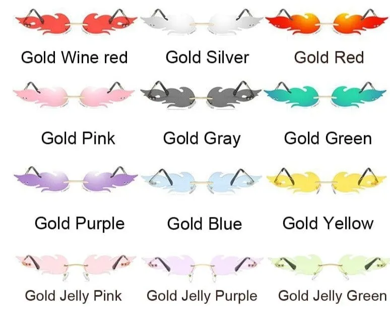 Josie Flame Sunglasses