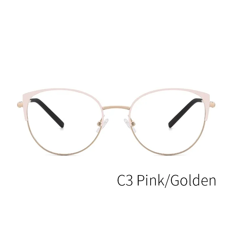 Kansept Women's Full Rim Cat Eye Alloy Eyeglasses Yc8031
