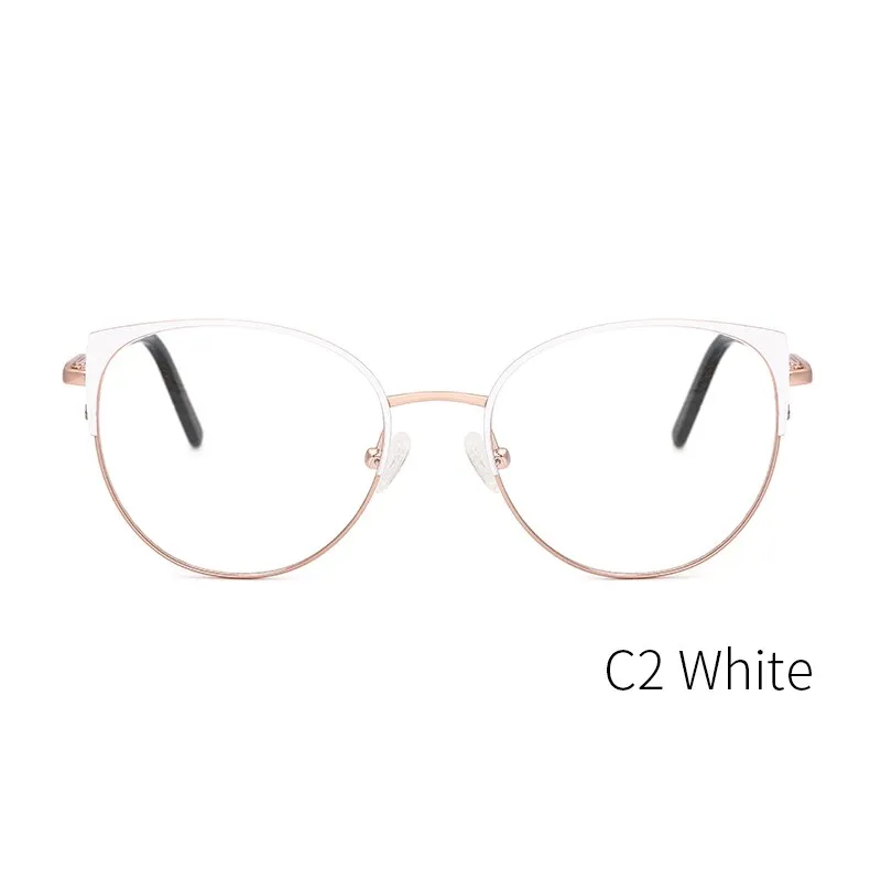 Kansept Women's Full Rim Cat Eye Alloy Eyeglasses Yc8031