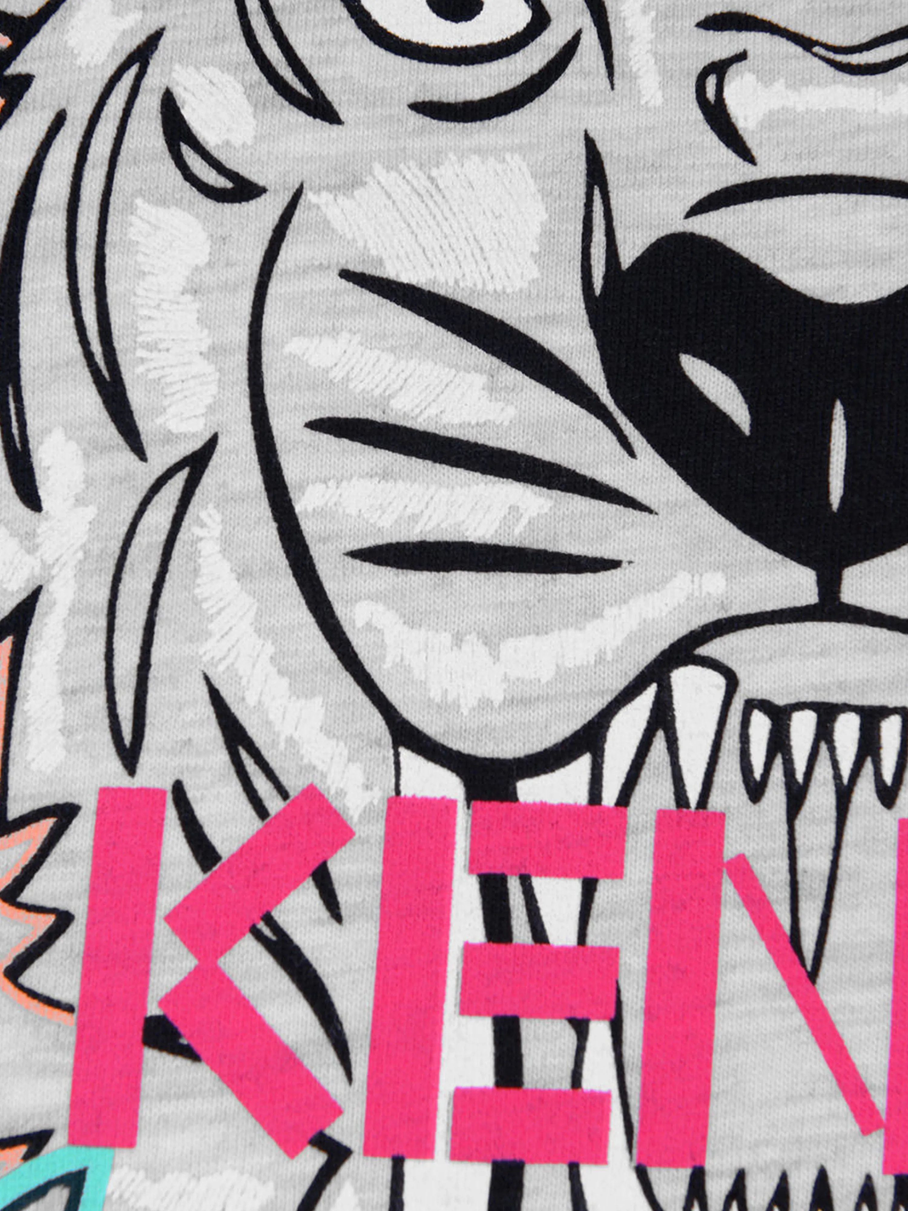 KENZO Girls Dress - Cotton Tiger Dress